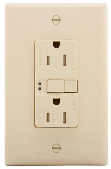 Picture of Electrical-Outlet 15-amp 125-volt Self-test Tamper-resistant