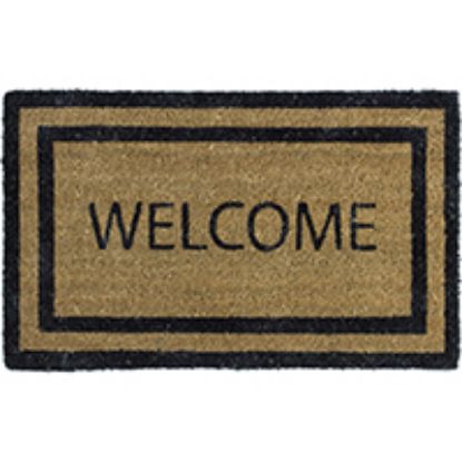 Picture of Anti-skid Door-Mat 36" L X Natural Coco Fiber Black Border
