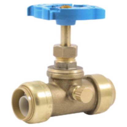 Picture of Push To Connect Pex Gate-Valve 200 Psi 3/4" X 3/4"