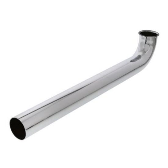 Picture of Tubular-brass Waste-bend Direct-connect Chrome-plate 1-1/2" X 15"