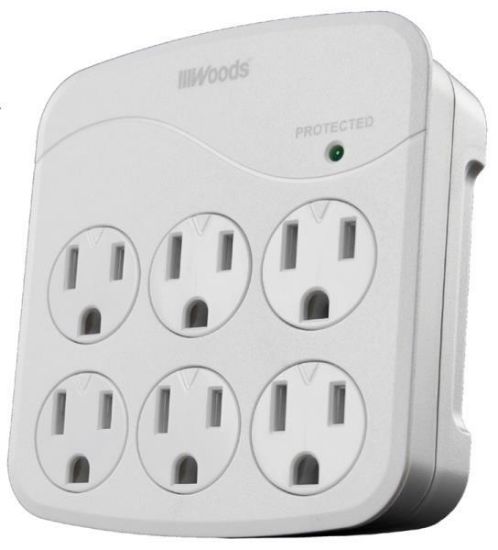 Picture of 6-outlet Surge-protector Tamper-resistant 1440 Joules