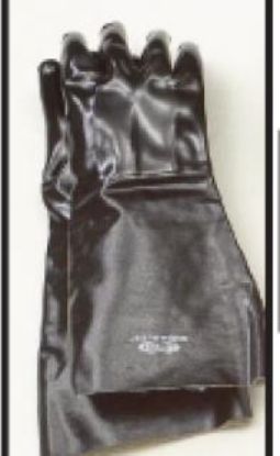 Picture of 18'' Gauntlet Neoprene Work-Gloves Black Large