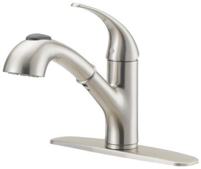 Picture of Kitchen-Faucet With Pull-Out Spray Satin-nickel