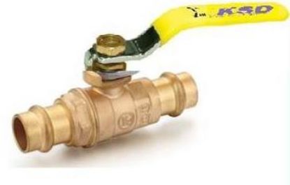 Picture of Press-fit Ball-valve Lead-Free-Brass Full-port 600-wog 2" P X P
