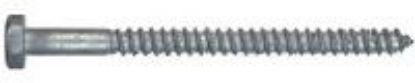 Picture of Lag-Screw Galvanized Steel 3/8" X 7"