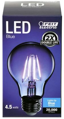 Picture of Light-Bulb Filament-style A-19 Blue-light 4.5-watt