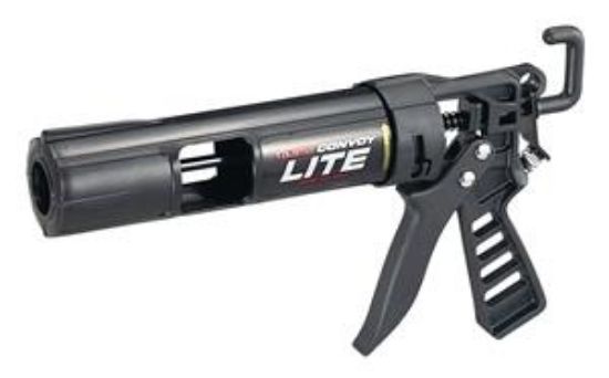 Picture of Caulk-Gun Convoy Lite 10 In Barrel L 15.1 X 7.7 X 3.4 In Plastic Black