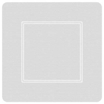 Picture of Dessert 7" Square Disposable-Plate Soho Silver