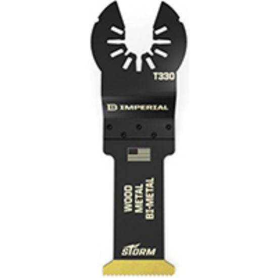 Picture of Universal Oscillating-Sawblade One-fit 1-5/8 Inch-Long X 1-1/4 In W Bi-metal Titanium Coated Pk10