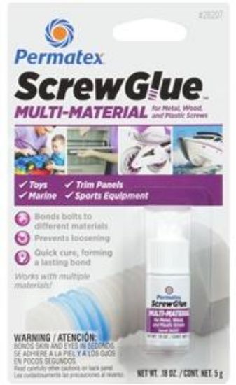 Picture of Thread-Lock Light Strength 5 G 85 Deg C Flash-Point 1500 - 2000 Cp At 25 Deg C Viscosity