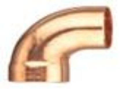 Picture of DWV-Rated Wrot-copper 90°-Elbow Street-Type Ftg X C 1-1/4"