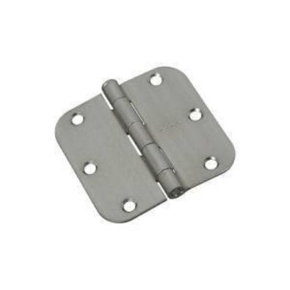 Picture of Door-Hinge Loose Pin 5/8" Radius Steel Satin Chrome 3-1/2"