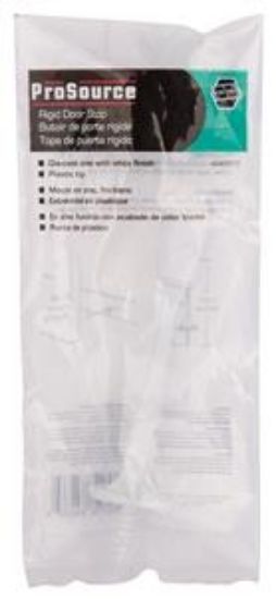 Picture of Door Bumper Rigid Die Cast Zinc Rubber Tip White 3-1/8"