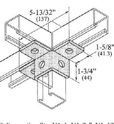 Picture of Wing Shaped 6-Hole 3 Side Connector