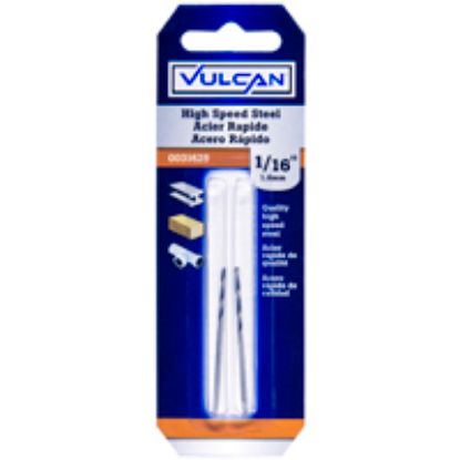 Picture of Drill-Bit Jobber-Length 1/16 In Dia X 1-7/8 Inch-Long Straight-Shank High-Speed-Steel