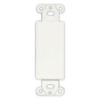 Picture of Wall-Plate Decorator Blank-device Polycarbonate White