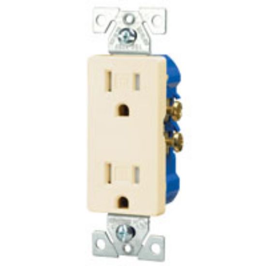 Picture of Electrical-Outlet Duplex-Receptacle Tamper Resistant 15-amp 2-pole 5-15r