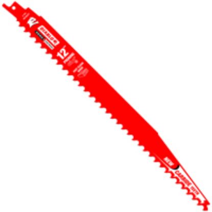 Picture of Reciprocating-sawblade Nail-Embedded-Wood Carbide-Tooth Tapered 3 Tpi 12"