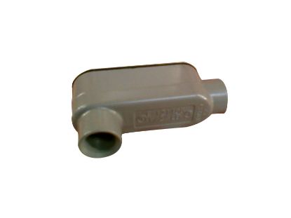 Picture of Thinwall Conduit-Body Assembly LB Configuration 1/2 in Hub Back Side Access Opening Threaded