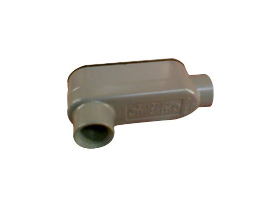 Picture of Thinwall Conduit-Body Assembly LB Configuration 1/2 in Hub Back Side Access Opening Threaded