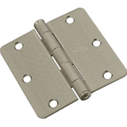 Picture of Door-Hinge Steel Satin-nickel 1/4" Radius 3-1/2"