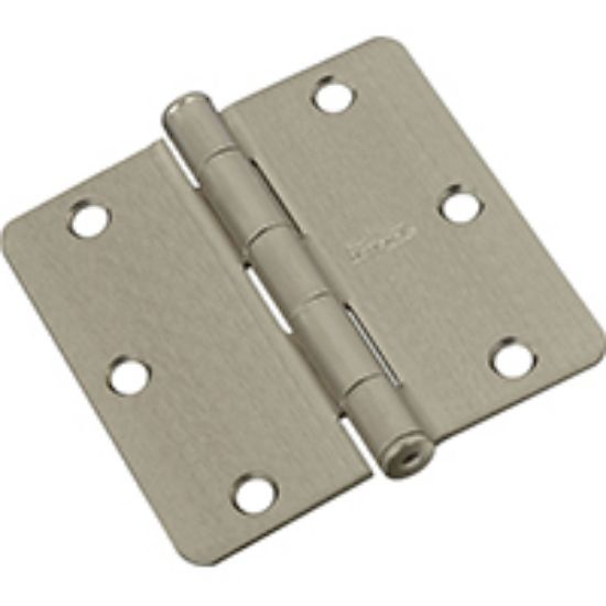 Picture of Door-Hinge Steel Satin-nickel 1/4" Radius 3-1/2"