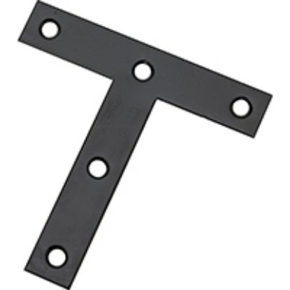 Picture of T-plate Steel Black 4" X 4"