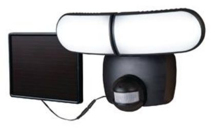 Picture of Flood-light Wall-mount Solar Motion-activated 180° 70' Range 1000 Lumens