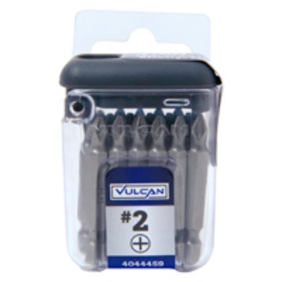 Picture of Screwdriver-bit #2 Phillips-drive Hex Shank 2 Inch-long S2 Chrome-molybdenum-steel Chrome