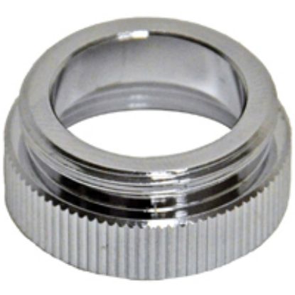 Picture of Aerator Adapter 13/16-27 x 55/64-27 in Female x Male Brass Chrome