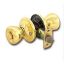 Picture of Keyed-entry Door-lock Knob-handle 1-3/8 To 1-3/4 In Thick Door Polished Brass