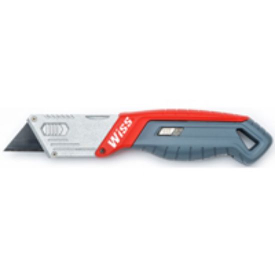 Picture of Wkf1 Utility-Knife 0.025 Inch-Long Blade 10-blade Soft-grip Black/red/silver Handle