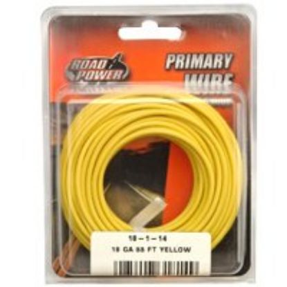 Picture of Primary-Wire 25 Vac 60 Vdc Copper Conductor Yellow Sheath