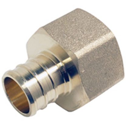 Picture of Pex Fitting Barb Female Adapter Brass ¾" Pex ¾" Fpt