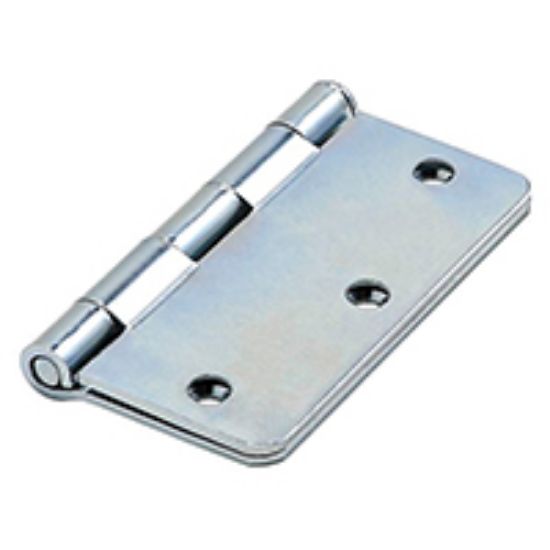 Picture of Door-hinge 3" Holes Steel Zinc 5/8" Radius