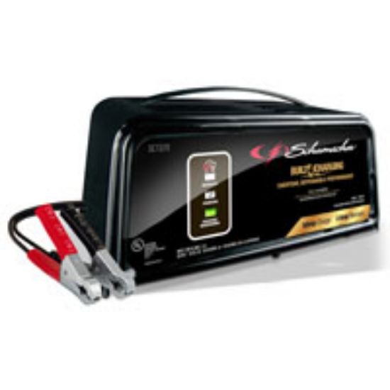 Picture of Schumacher Automatic Hand-held Battery Charger 6 A 60 Hz Output Agm Battery Steel