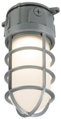Picture of Ceiling Fixture Vapor Tight Cast Aluminum Cage 277 V 17.7 W 3500 K 1450 Lumens