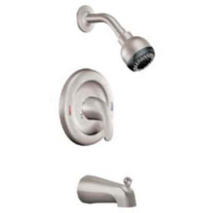 Picture of Faucet Tub-&-shower Single-handle Brushed-nickel