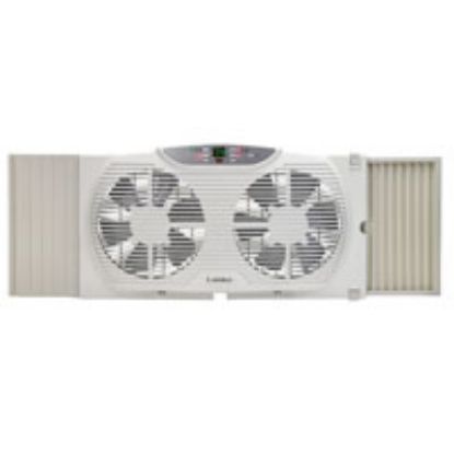Picture of Window-fan Electrically-reversible Twin-fan 545 cfm White