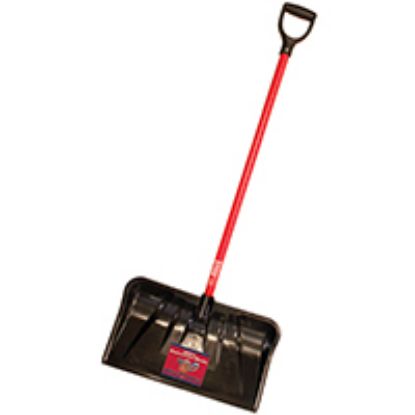 Picture of Snow-shovel Plastic Blade Fiberglass Handle 56 In Oal