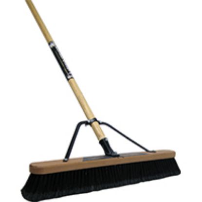 Picture of Push-broom Polypropylene Wood-handle 24"