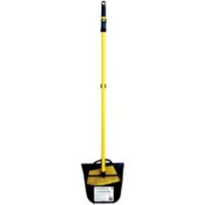 Picture of Dustpan And Broom Synthetic Fiber Brown