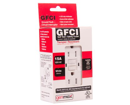 Picture of Electrical-outlet Tamper-resistant White 15a