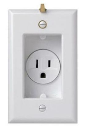 Picture of Clock-Hanger Single-receptacle 15 Amp