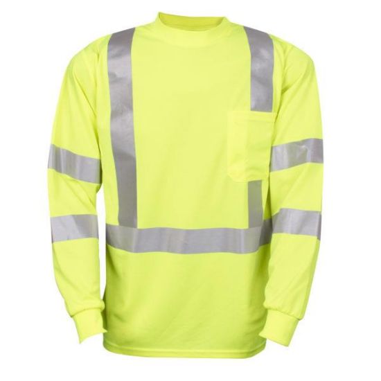 Picture of Tee-shirt Long-sleeve High-viz Type-r Class-3 Polyester 3x-large