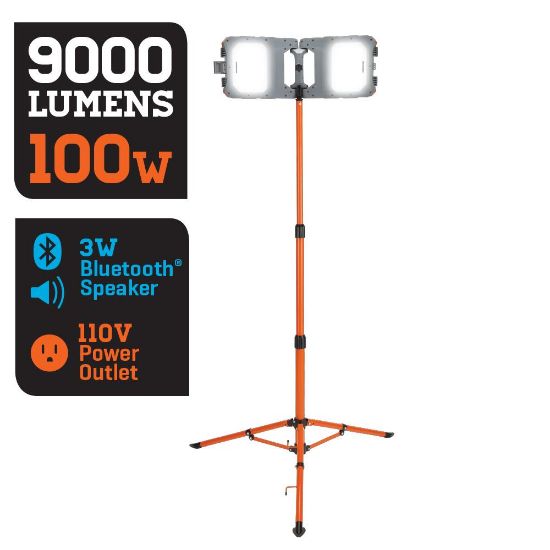 Picture of Work-Light 100 W 9000 Lumens Folding With Bluetooth-speaker With Tripod