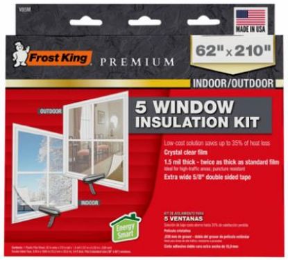 Picture of Window-insulation Shrink-film Indoor-&-Outdoor Clear 62" X 210"