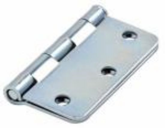 Picture of Door-hinge 3" Holes Steel Zinc 1/4" Radius