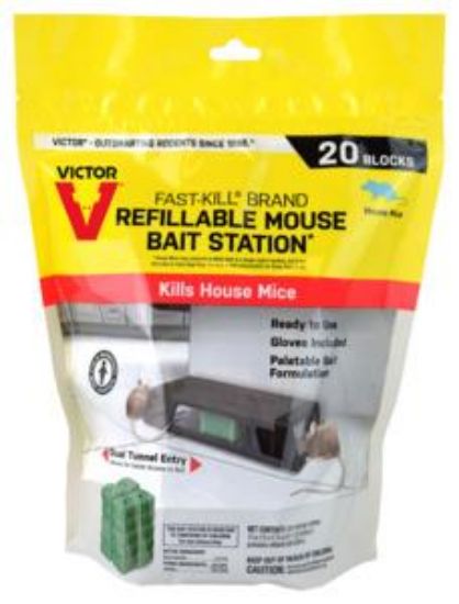 Picture of Mouse Poison Bait-Station Refillable With 20 Bait Blocks