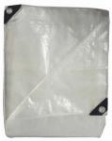 Picture of Farm-tarp Heavy Duty With Grommets Silver-white 15' X